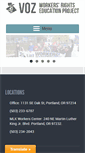 Mobile Screenshot of portlandvoz.org